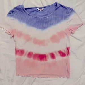 Juniors Candies Tye Dye Crop